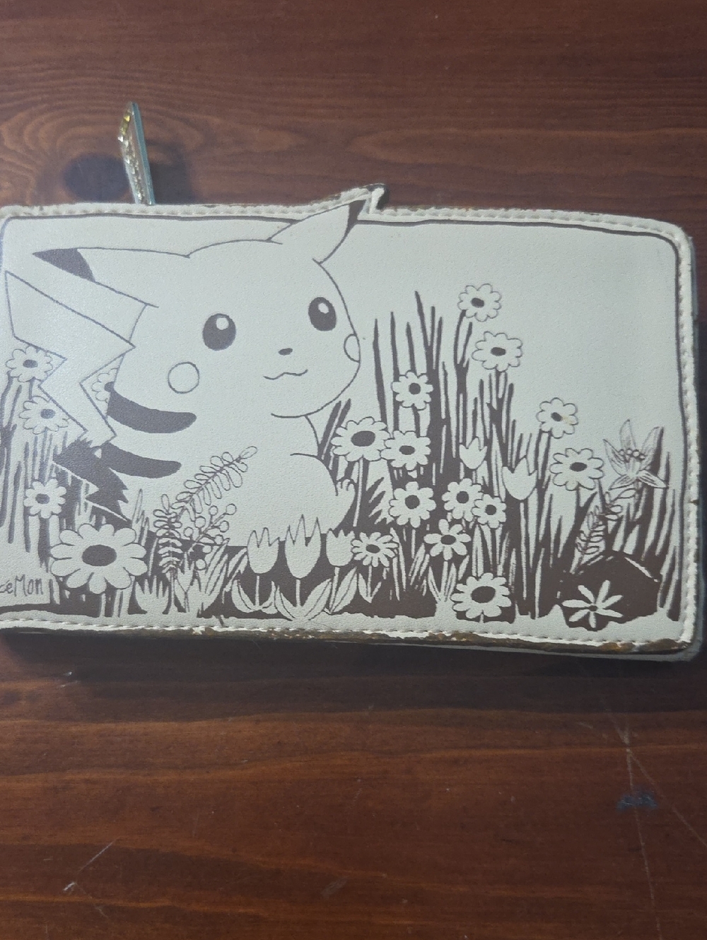 Loungefly Cream and Brown Pokémon Wallet